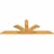 Ekena Millwork Richland Rough Sawn Timber Gable Bracket, Western Red Cedar, 60"W x 22"H x 2"D x 4"F, 9/12 Pitch GBW060X22X0204RIC00RWR - alternate 3